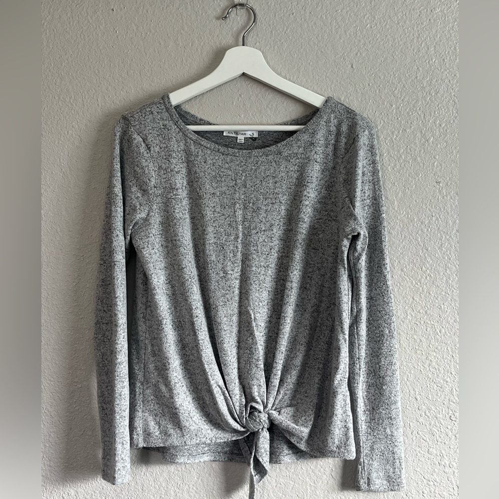 Antistar front tie long sleeve